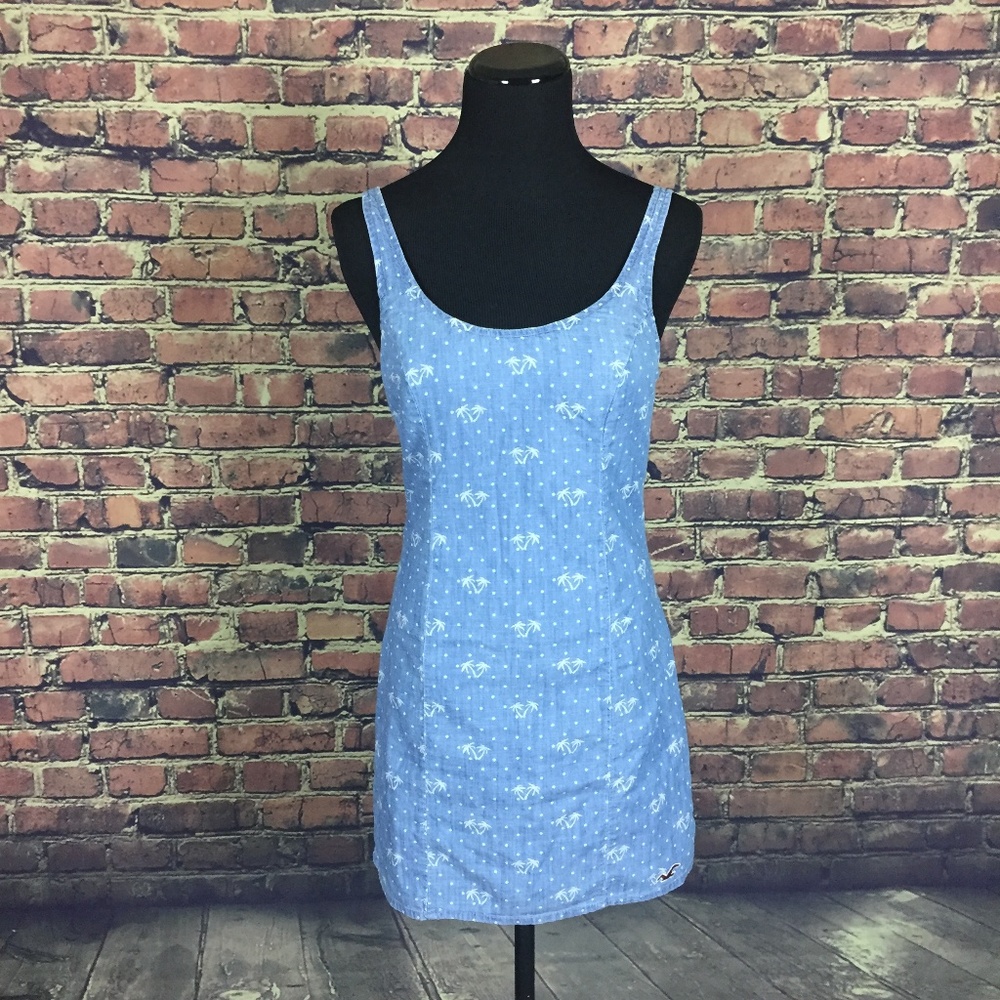 Hollister Light Blue Mini Dress